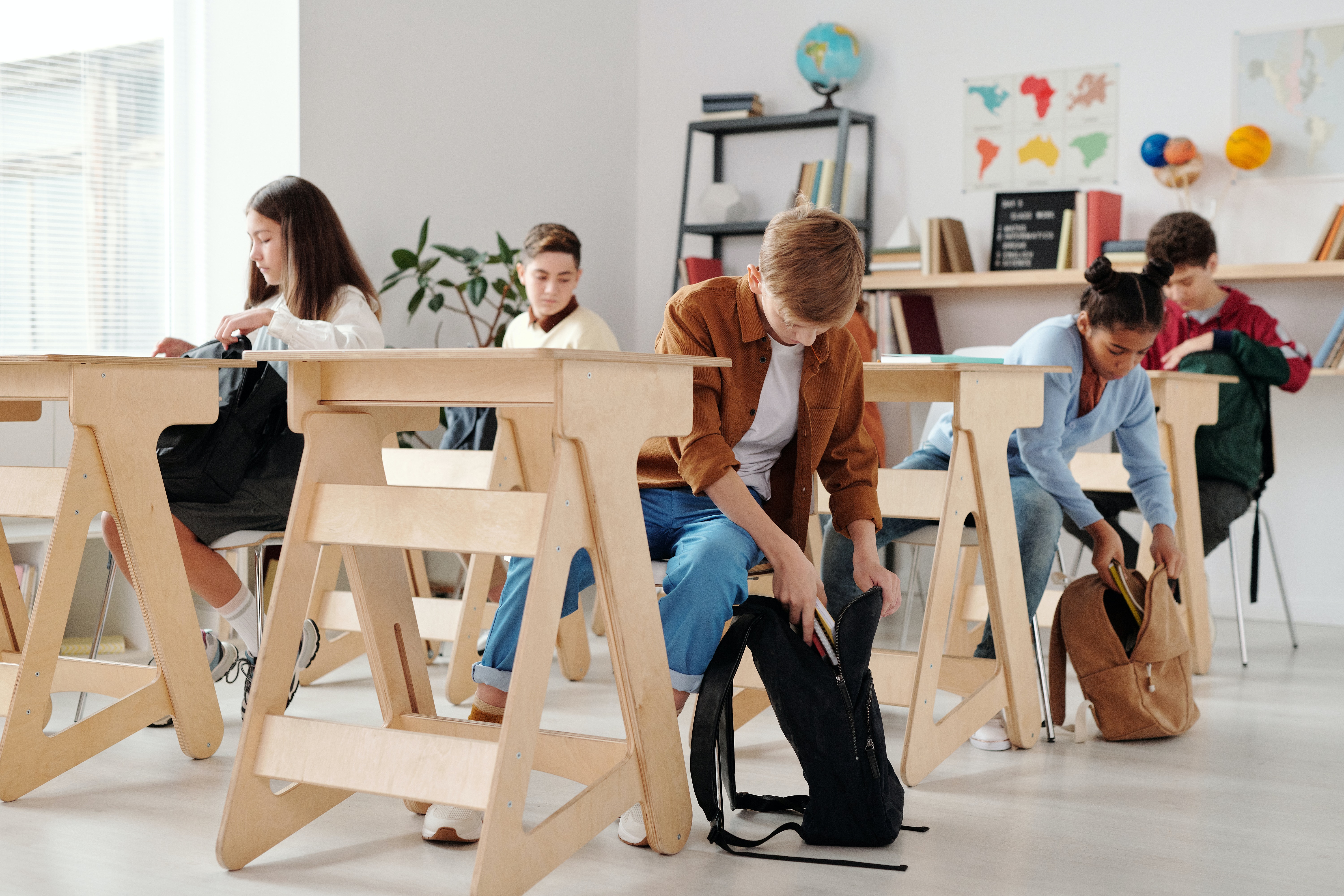 école élèves cartable LDD